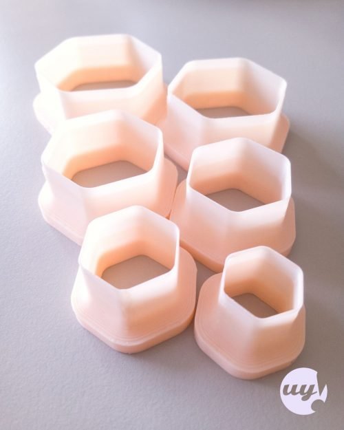 Cortador hexagonal para arcilla polimérica