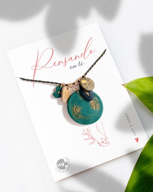 Pendentif avec initiales