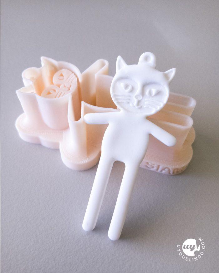 Cortador con forma de gatito
