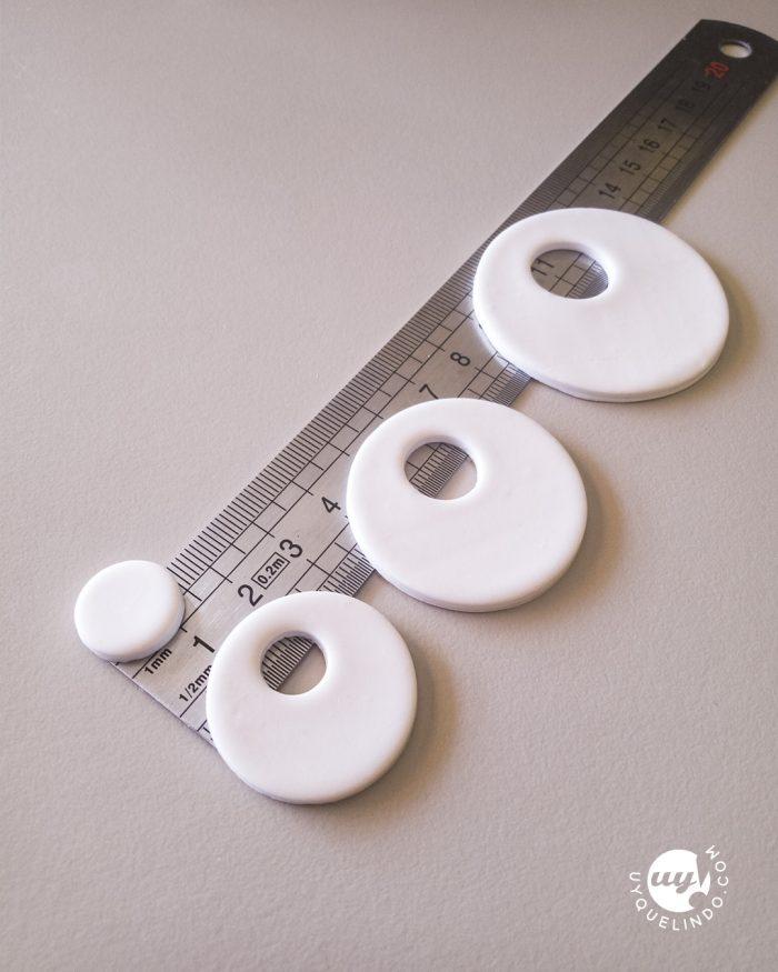 Cortador de eslabón circular asimétrico en 3 tamaños